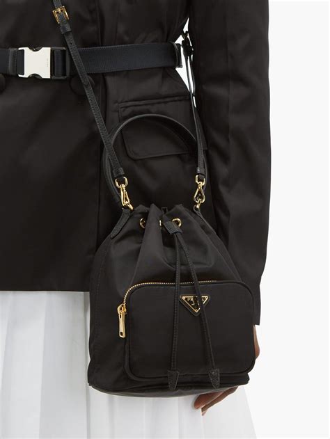 prada bucket bag organizer|Prada nylon bucket bags.